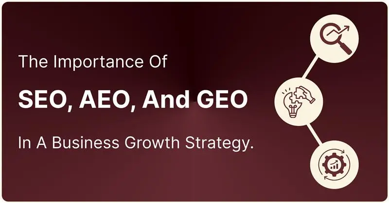 The Importance Of SEO, AEO, And GEO In A Business Growth Strategy. 